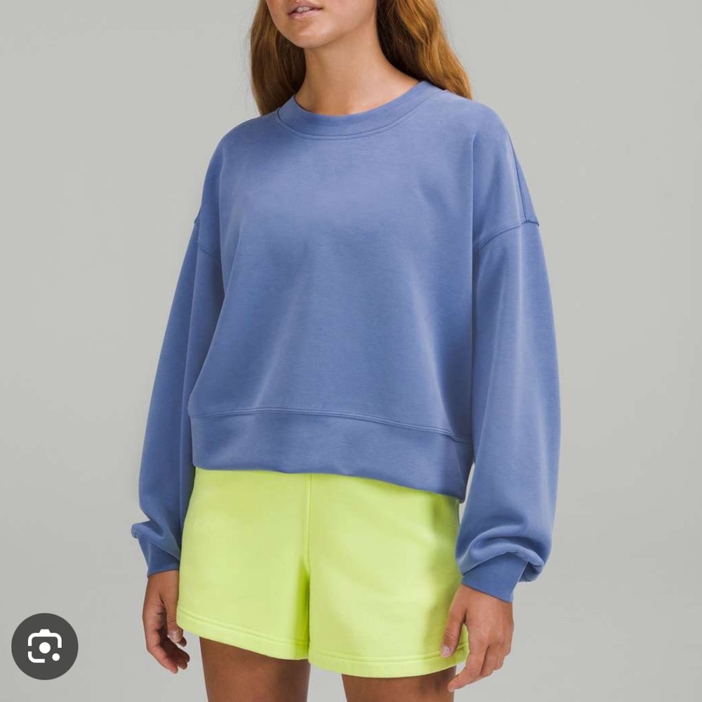 LULULEMON SOFTSTREME PERFECTLY OVERSIZED CREW SZ 8